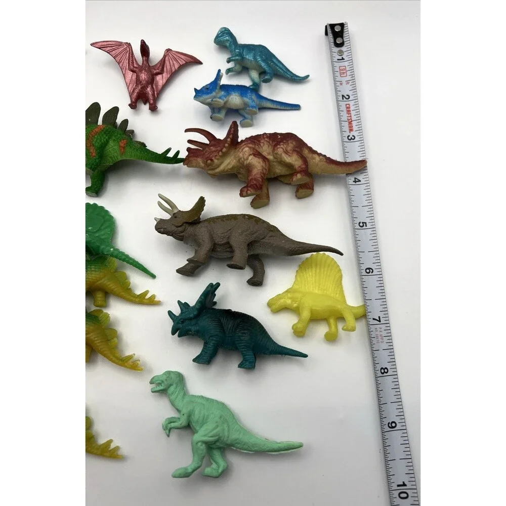 Small Dinosaur Toy Figures Collection For Kids Imaginary Play 21-piece